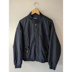 Vintage Catalina Dark Blue Harrington Bomber Jacket, Men's Large, Varsity coat